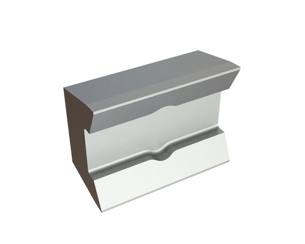 Knife 59x45x27 Premium Line, pointed corners, X version for Lindner Recyclingtech Lindner Antares 1600
