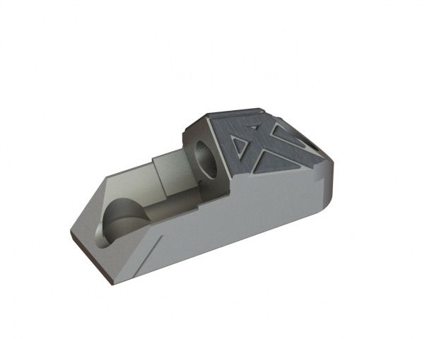 Knife holder rotor 214x104x74 full hard-faced for Lindner Recyclingtech Lindner Micromat Plus 2500