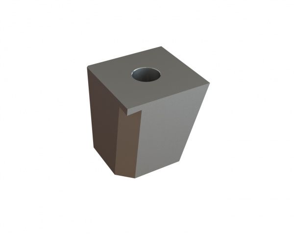 Knife holder rotor 93x80x80 for Vecoplan LLC (Retech) Vecoplan VNZ 210