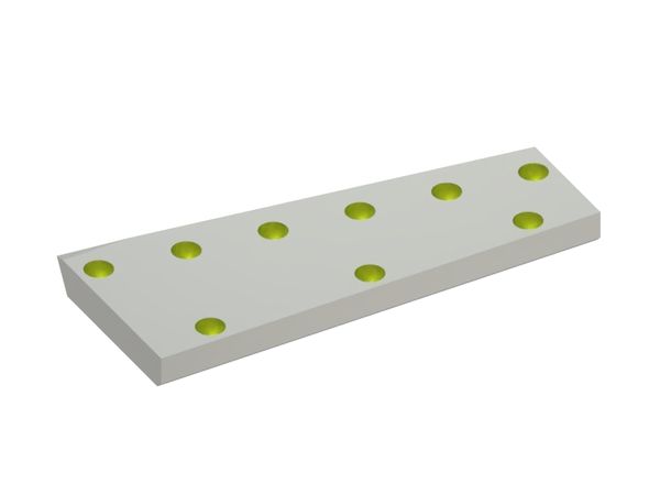 Knife left 325x134/84x25 Eco Line 9 alésage, blade 1.5x90°/60° for HSM 