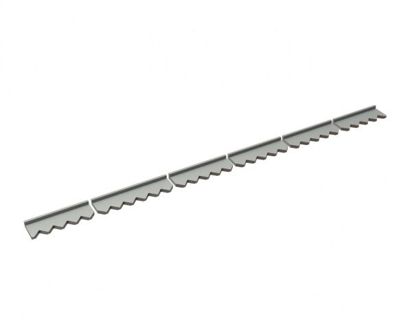 Knife pad stator 6-parts 2487x137x43 for Vecoplan LLC (Retech) 