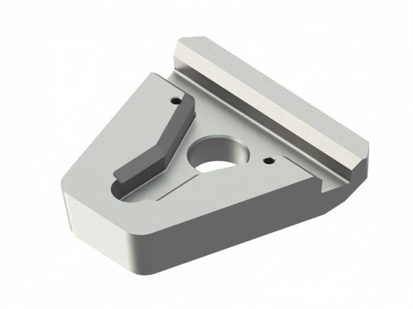 Knife support 128x125x30, hole Ø28, B1 version for UNTHA America 