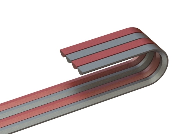 Kraftband 4-SPC 4250 Ausführung Aramid, 4 Rippen 