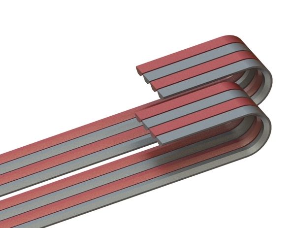 Kraftband-Set 2x 4-SPC 4250 Ausführung Aramid, 4 Rippen 