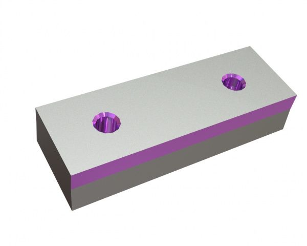 Lame 172x61x35 avec angle d‘incidence Primus line pour Lindner Recyclingtech Lindner Komet HP