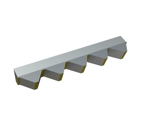 Lame de rotor 400X84X49 Eco line X-version pour Eldan Recycling 