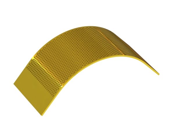 Lamiera vagliante, larghezza 425, spessore t=12, perforazione Ø13, ligament 5 per Cumberland 