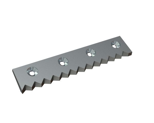 Left counter knife 474x99x30 Premium Line, version 40, X version for Weima Maschinenbau GmbH 