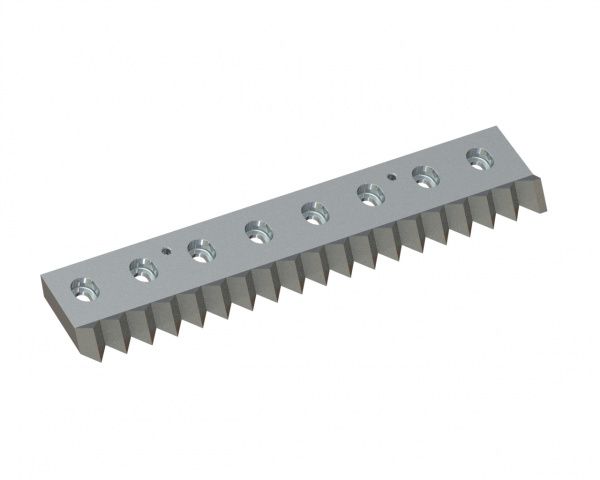 Left counter knife 649x134x34 Premium Line, version 40, X version for Vecoplan 