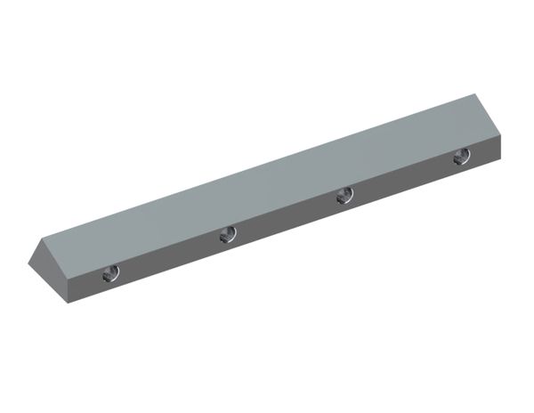 Listello di serraggio 519x83x51, versione P4 per Previero 