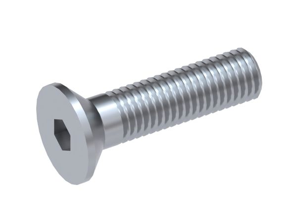 M10x40 Countersunk screw 10.9 with hexagon socket head, strength 10.9, DIN 799/ISO 10642 