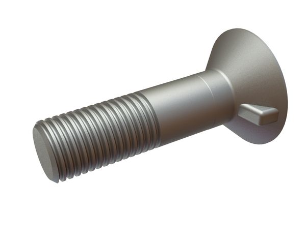 M12x40 countersunk head screw with nib 10.9 