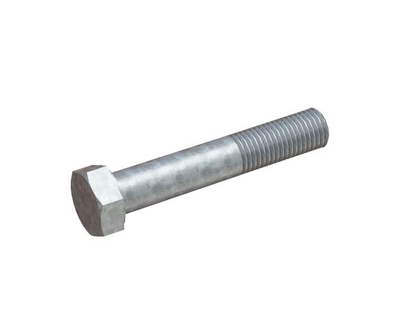 M16x170 Hexagonal screw with shank ISO 4014 / DIN 931, galvanised for Eldan Recycling Eldan MPR 200 HD