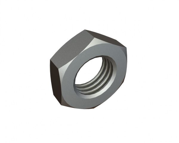 M20 Hexagon nut, low form, strength class 04, DIN 439, steel bare for Eldan SC 1408