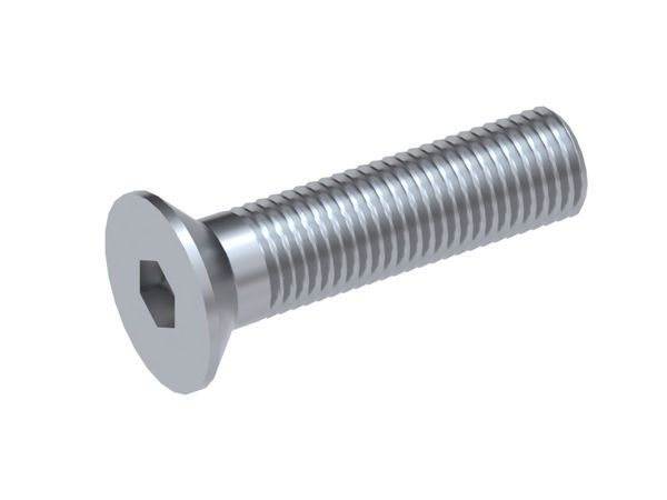 M20x80 Countersunk-head screw 10.9 with internal hex, DIN 7991 / ISO 10642, steel bare 