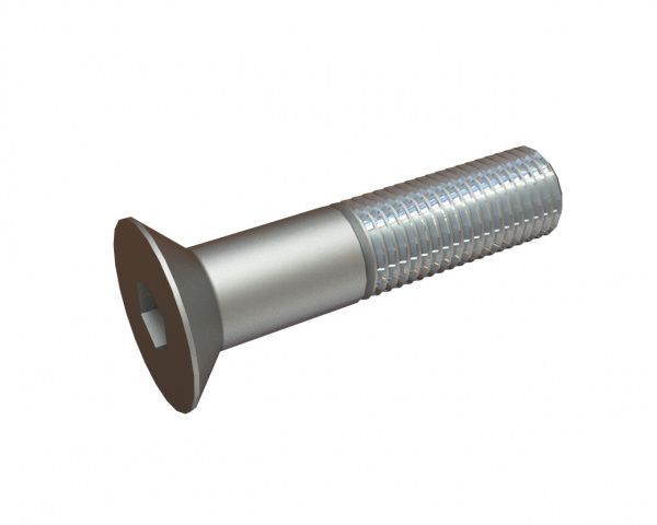M8x20 countersunk screw, property class 8.8, hex socket, DIN 7991 / ISO 10642, plain steel for Lindner Power Komet 2800