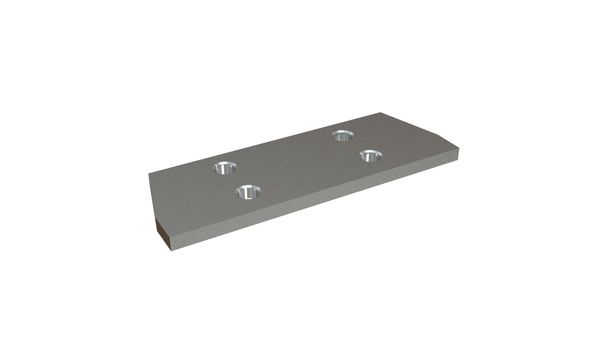 Marteau à plaque 220x77x10, PremiumCut, 4x filetage M16 pour Hosokawa Alpine AG 
