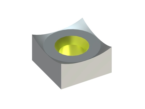 Messer 65x65x35 Eco Line einseitige Senkung, X-Variante für Lindner Recyclingtech 