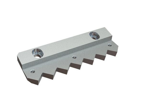 Messerhalter links 392x133x38 Ausführung 2x38 für Neuweiler 