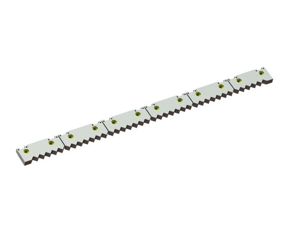 Messersatz 6-teilig, einstellbar, Eco Line, 12 Senkbohrungen, W-Variante für Weima Maschinenbau GmbH 