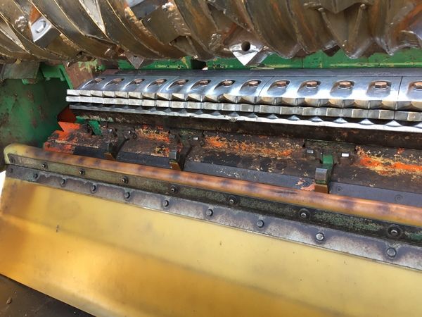Messerunterlage Stator 6-tlg. 2484x127x43/23 Ausführung 60 für Vecoplan Vecoplan VAZ