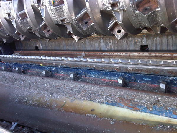 Messerunterlage Stator 6-tlg. 2487x137x43 Ausführung 80 für Vecoplan Vecoplan VAZ