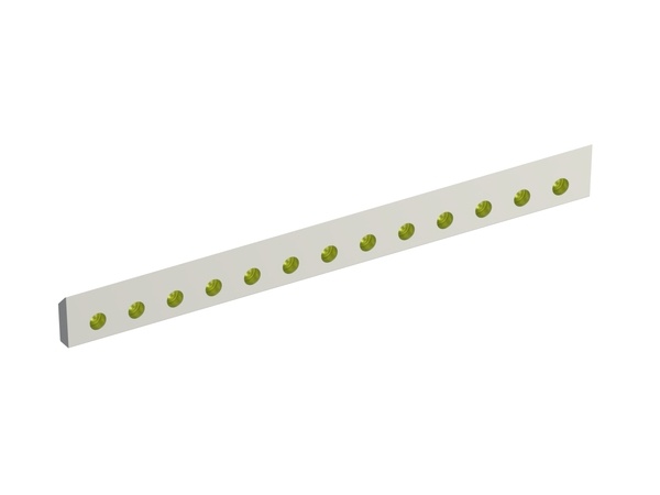 oltello del rotore 990x98x28 Eco Line, bordo tagliente 55°/45°, 13 fori svasati, variante X 