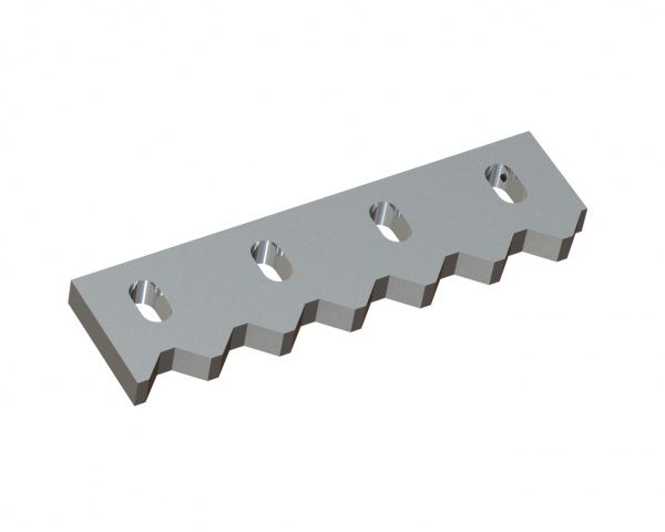 Outer counter knife 427x115x28 Premium Line, version 60, X version for Vecoplan LLC (Retech) 
