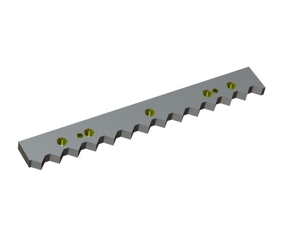 Outer counter knife 491x60x20 Eco Line, version 34, W version for Untha Untha LR