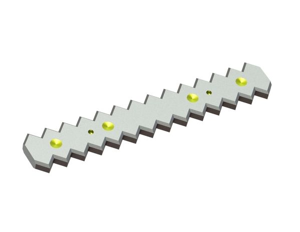 Outer counter knife 562x100x25 Eco Line, X version for Untha Untha VR 120
