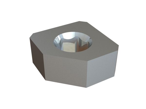 Outer knife 130x130x60 Premium Line, hexagonal hole, version 130, W9 version for UNTHA America Untha XR 3000