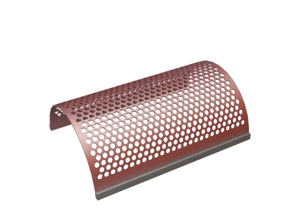 Panier de criblage 1264 de large, épaisseur t=10 perforation Ø35, ligament 11.5, renforcé, Hardox pour Artech Recyclingtechnik GmbH 