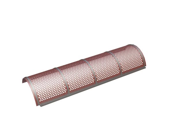 Panier de criblage 1678 de large, épaisseur t=10 perforation Ø12, ligament 4.5, Hardox pour Eldan Recycling Eldan HR 162