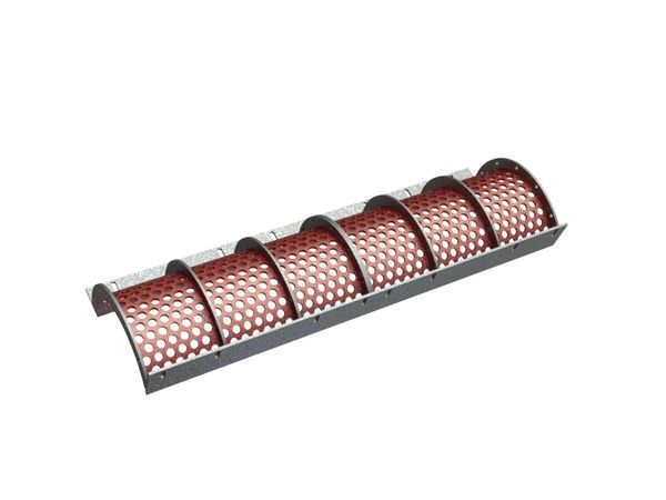 Panier de criblage 2 pièces largeur 1700, tôle de criblage épaisseur t=10, perforation Ø30 pour Kueny 
