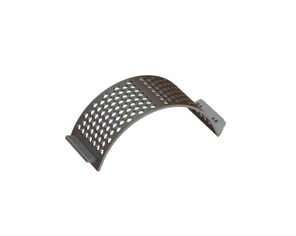 Panier de criblage 342 mm de large, épaisseur de tôle perforée t=15, perforation Ø35, ligament 10 pour Lindner Recyclingtech Lindner Universo