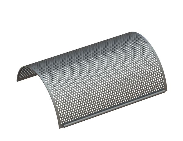 Panier de criblage, largeur 1003 mm, épaisseur de tôle perforée t=8, perforation Ø15, ligament 6 pour Zerma | AMIS 