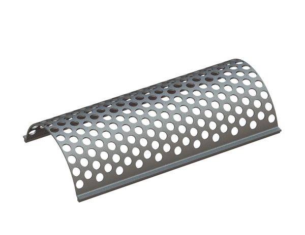 Panier de criblage largeur 400, tôle de criblage épaisseur t=3, perforation Ø5, ligament 2.5 pour I.R.S. Italia 