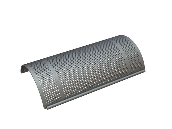 Panier de criblage, largeur 600 mm, épaisseur de tôle perforée t=6, perforation Ø6, ligament 4 pour Amis | Zerma 