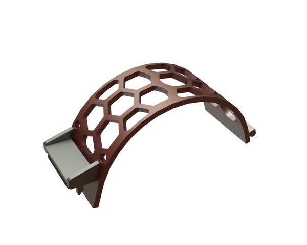 Panier de crible largeur 340, épaisseur t=25, perforation hexagonale largeur sur plats 120 pour Lindner Recyclingtech Lindner Komet HP