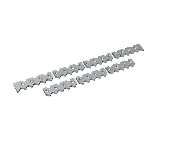 Peine rascador de 7 piezas 2916x125x28 Premium Line, versión 80, versión X para Weima Maschinenbau GmbH 