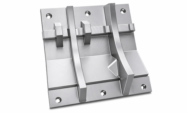 Peine rascador giratorio derecho para puerta hidráulica 110x110 para Vecoplan 