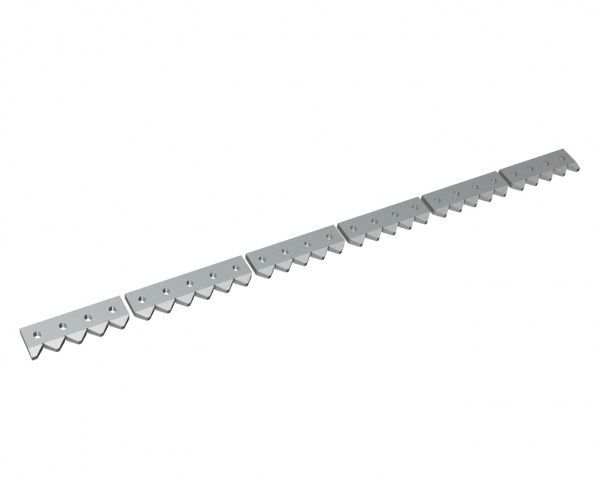 Pettine raschiatore in 6 pezzi 2485x130x28 Premium Line, versione 80, versione X per Vecoplan Vecoplan VAZ