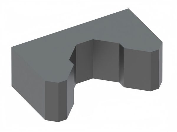 Piastra di supporto per controlama 70x40x25, 1 asola per Lindner Recyclingtech 