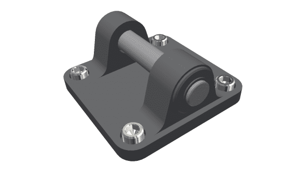 Pivot flange SNGB-160 for Vecoplan LLC (Retech) Vecoplan VAZ 160/200