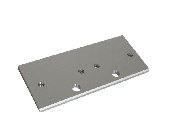 Placa de cubierta derecha 409x175x27, en forma de cuña, 4 taladros avellanados Ø14/Ø20, versión 60 para Amis | Zerma Zerma ZXS 2000