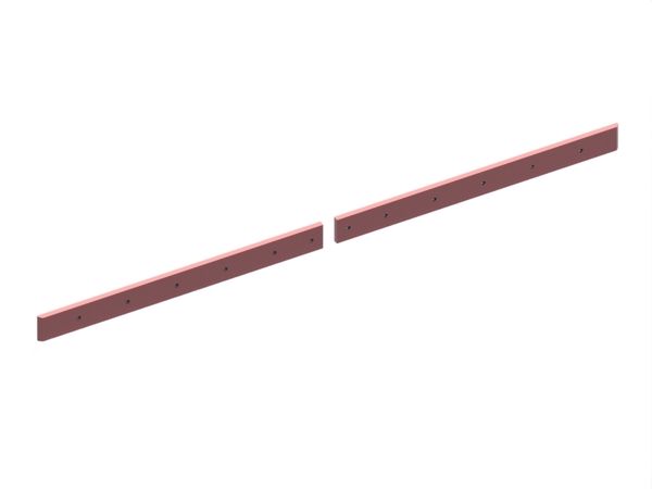 Placas de desgaste izquierda/derecha 725x66x12 Hardox para Eldan Recycling A/S Eldan FG 1500