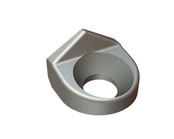 Plaque de recouvrement pour porte-couteau 60x53x40, version 43, renforcée pour Lindner Recyclingtech Lindner Universo