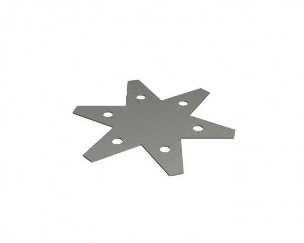 Plaque de sécurité grande Ø210x2, cercle de perçage Ø118 pour ERMAFA Sondermaschinen- und Anlagenbau GmbH 