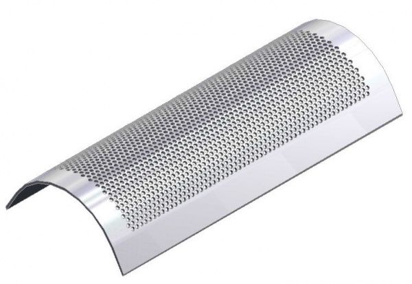 Plateau perforé 1309 large, épaisseur plateau perforé t=10 perforation Ø12, entretoise 5 pour Eldan Recycling Eldan MPR 120