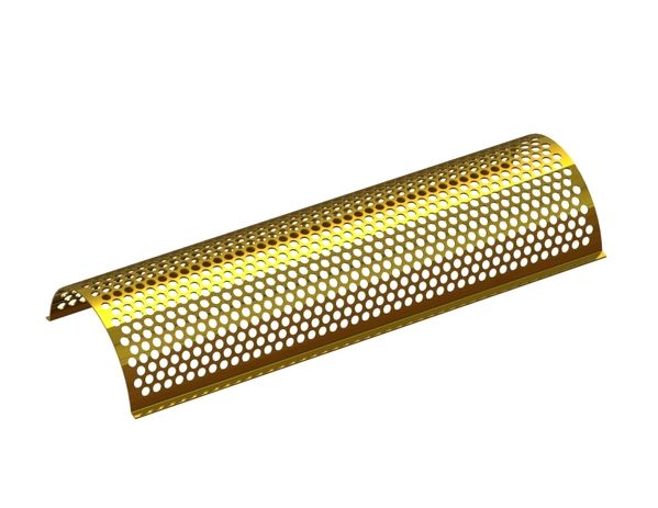 Plateau perforé 1450 large, épaisseur plateau perforé t=5, perforation Ø5.5, entretoise 3.5 pour Eldan Recycling Eldan FG 1500
